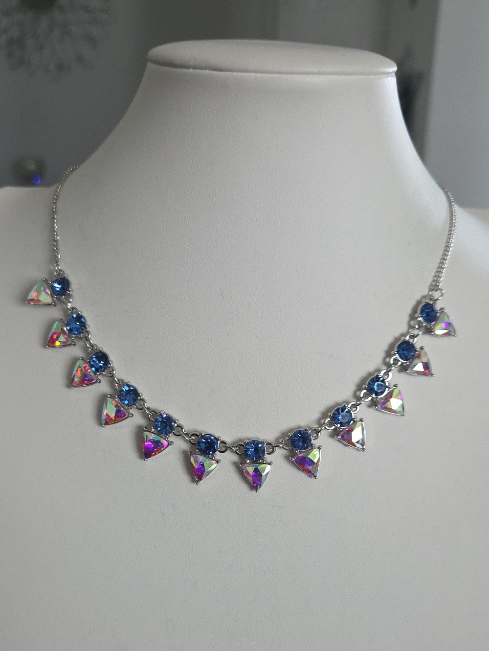 Paparazzi Razor Sharp Refinement Blue Necklace NWT